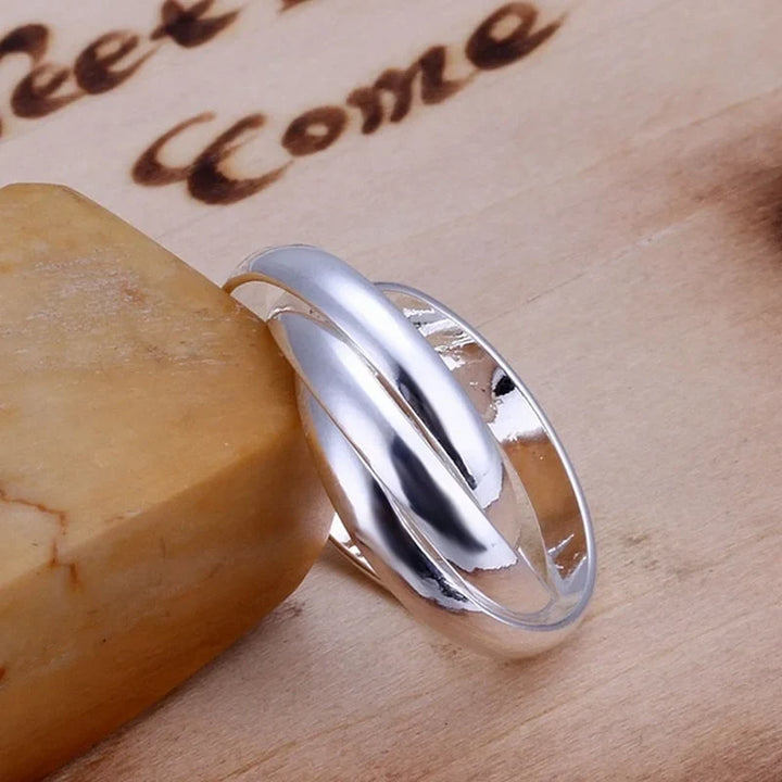 Romantic Sterling Silver Charm Ring