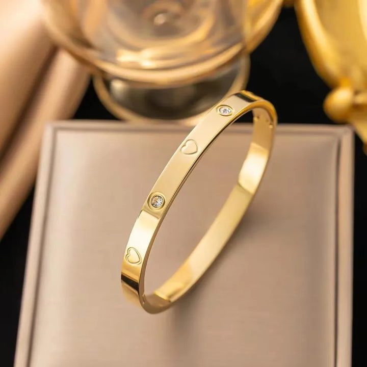 Elegant Crystal Bangles