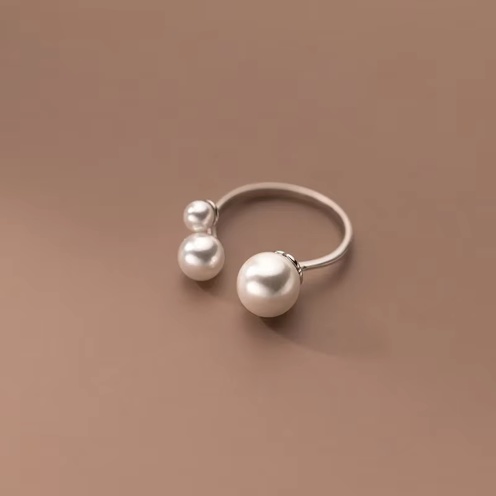 Elegant triopärlring