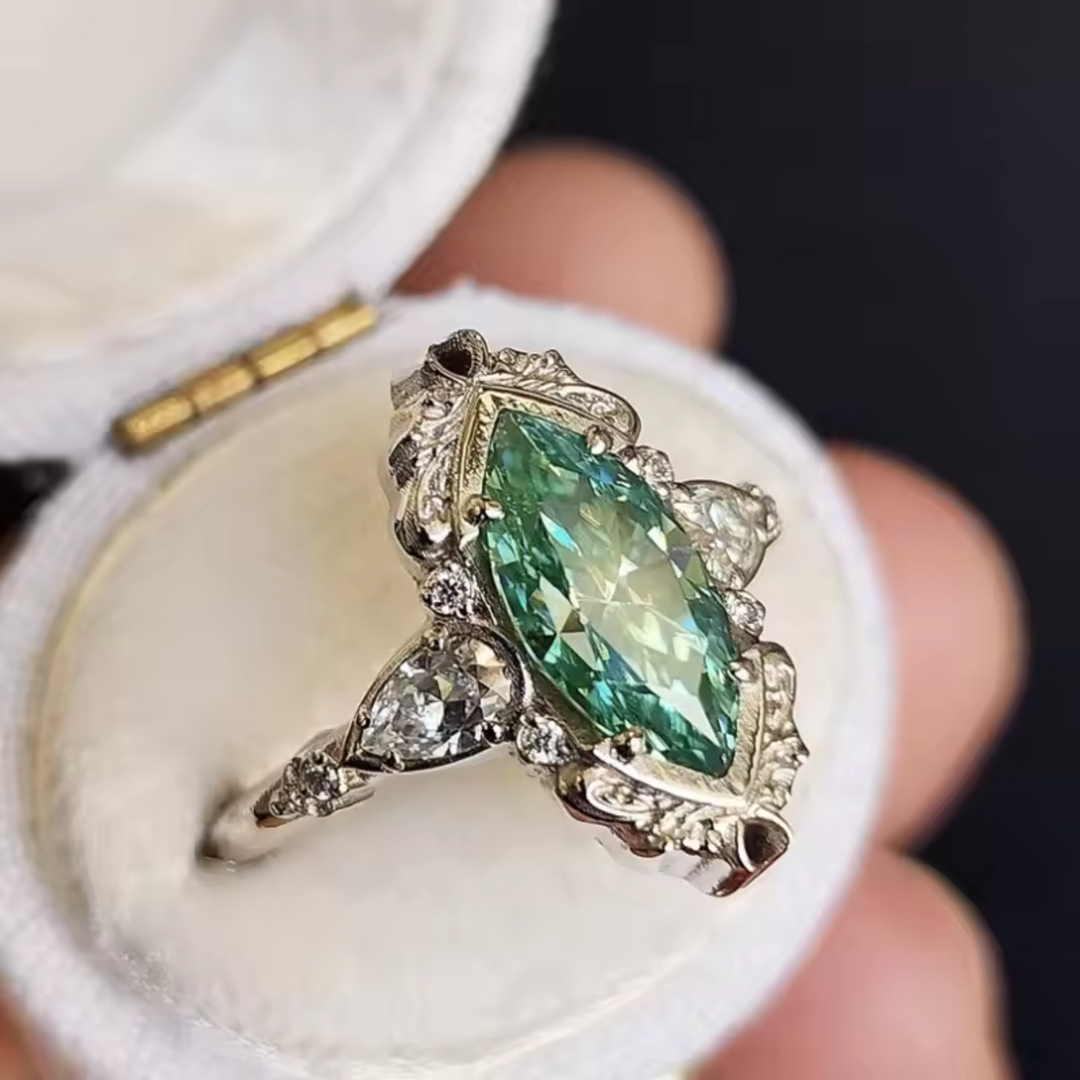 Antik smaragdring