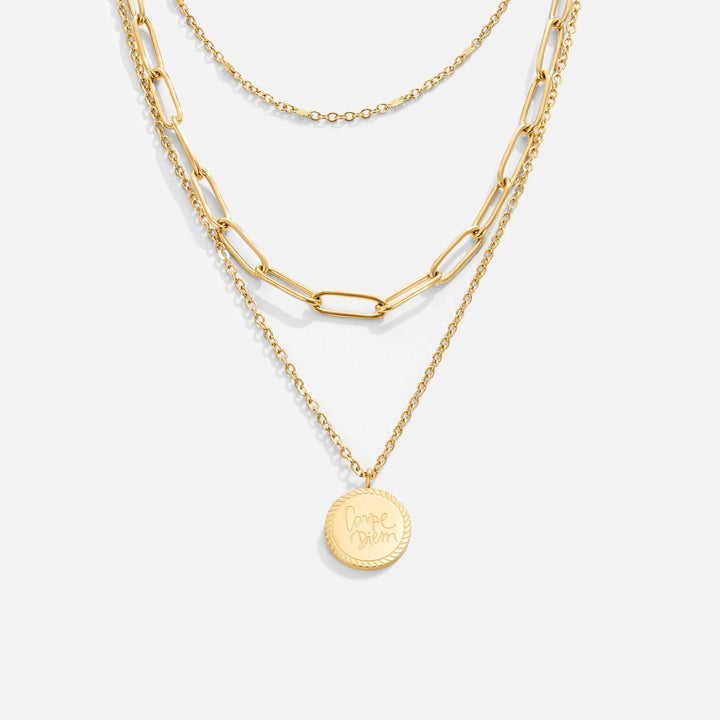 Vintage Coin Layer Necklace