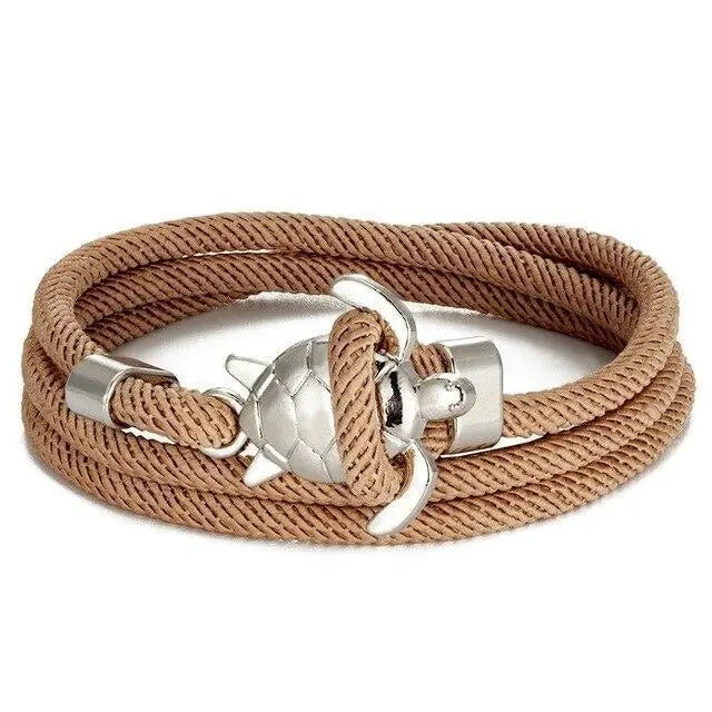 Handgjort armband med havssköldpadda